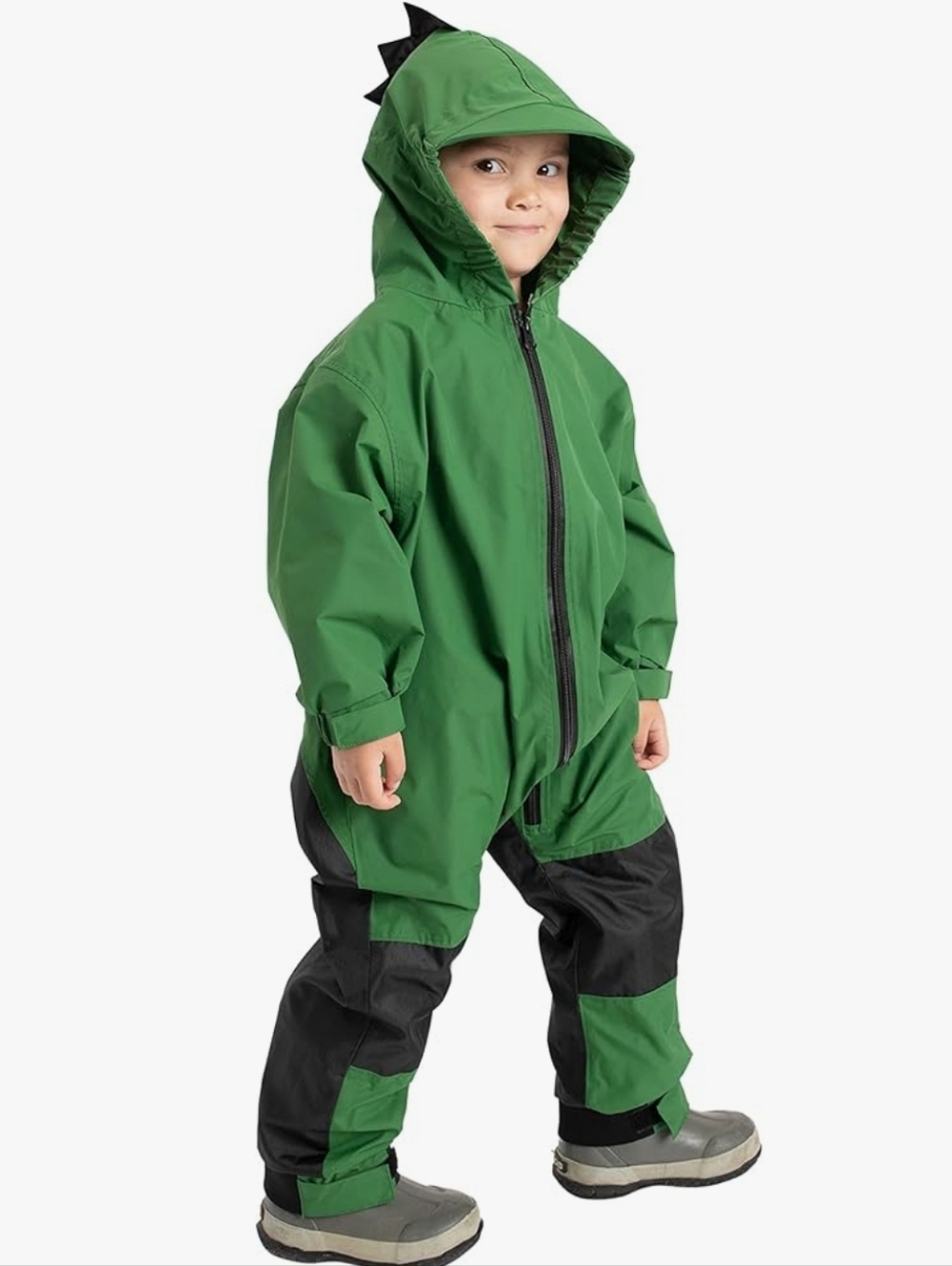 Cuddle Club Kids Toddler Snow & Rain Suit - Muddy Buddy Waterproof Coverall-Dino
